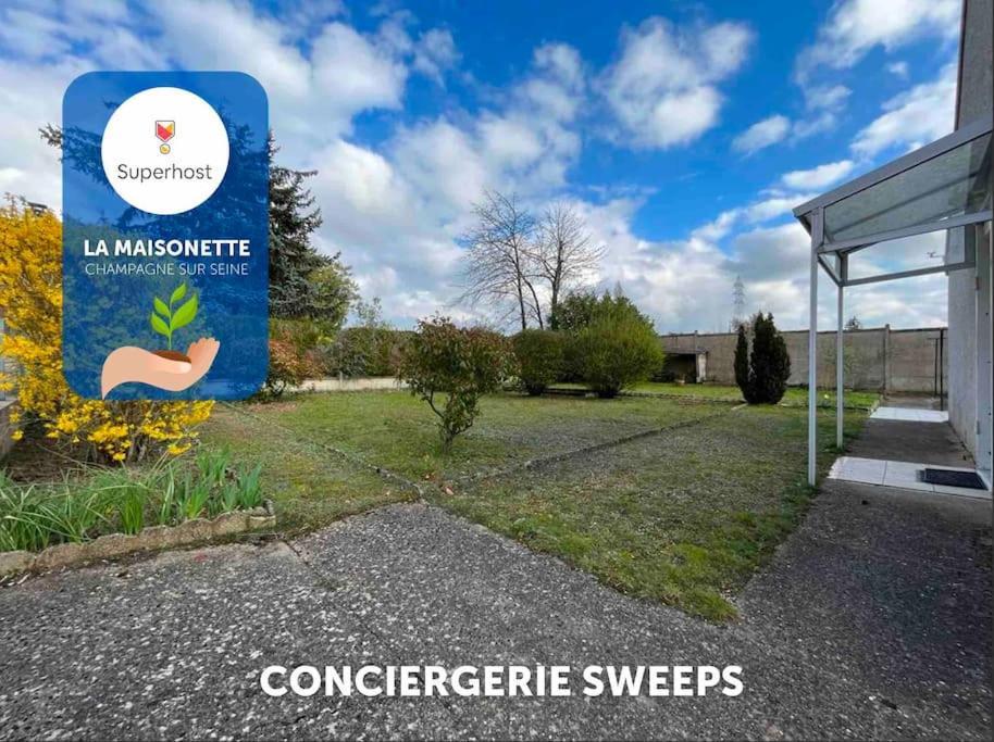 Maisonnette - Jardin Exterieur Champagne-sur-Seine Zewnętrze zdjęcie